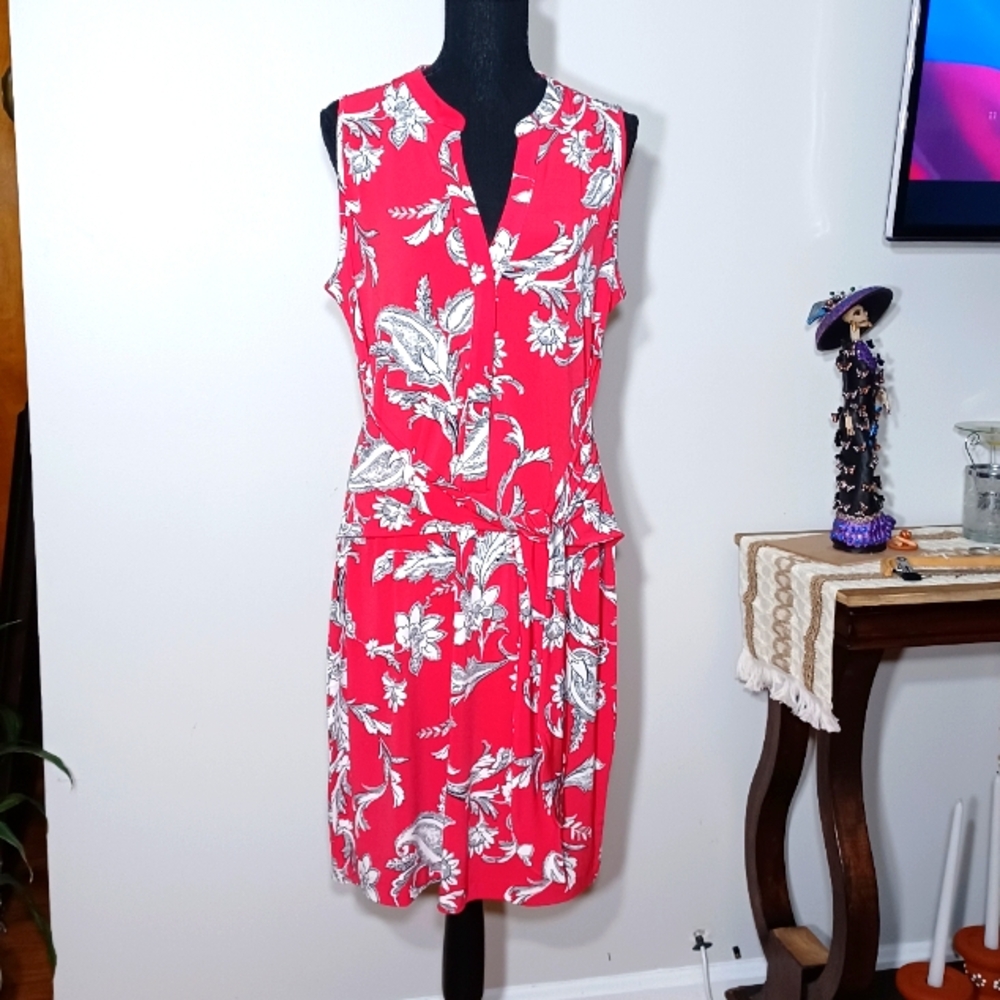 WHBM SL TIE FRONT MJ SHIRT/DRESS